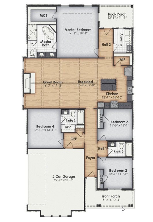 1854 LONG LEAF Lane
