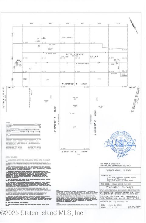 Photo of 726 Buel Avenue, Staten Island, NY 10305 (MLS # 2600327)