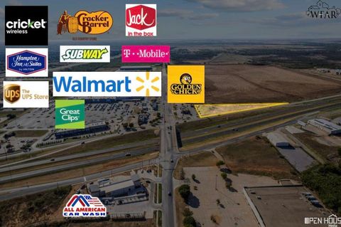 Vacant Land For Sale - 2912 Central Freeway<br/> Wichita County, Wichita Falls, TX 76306