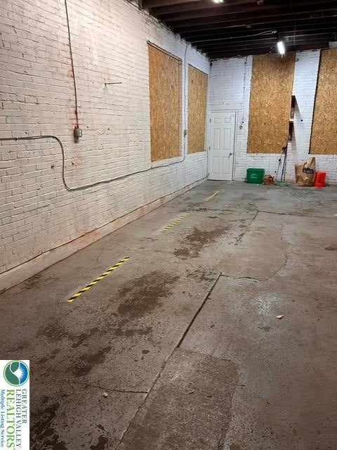 322 N Franklin Street Storage/Garage area