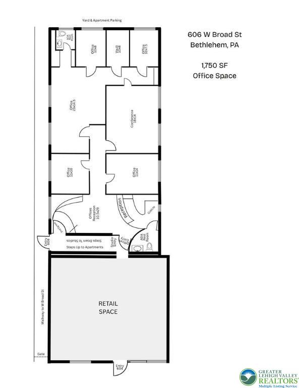 606 W Broad Street Rear