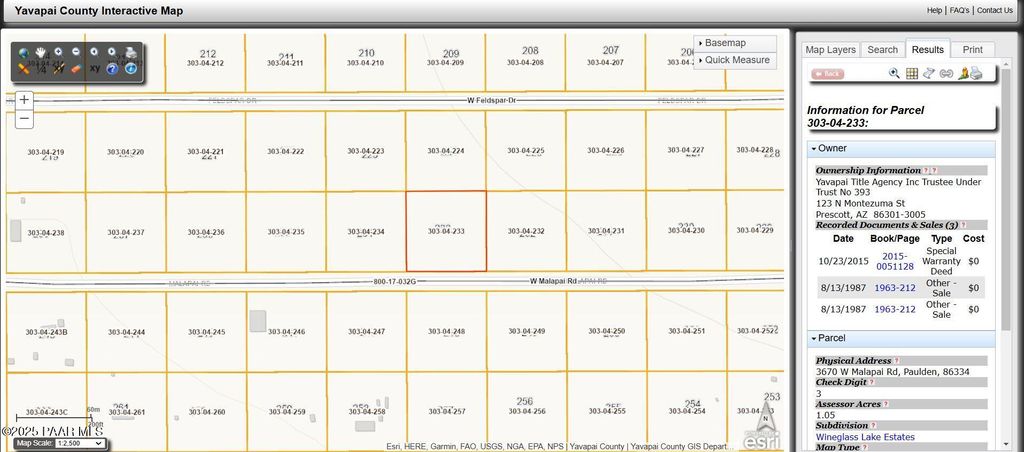 Photo of 3639 W Granite Drive, Paulden, AZ 86334 (MLS # 1080554)