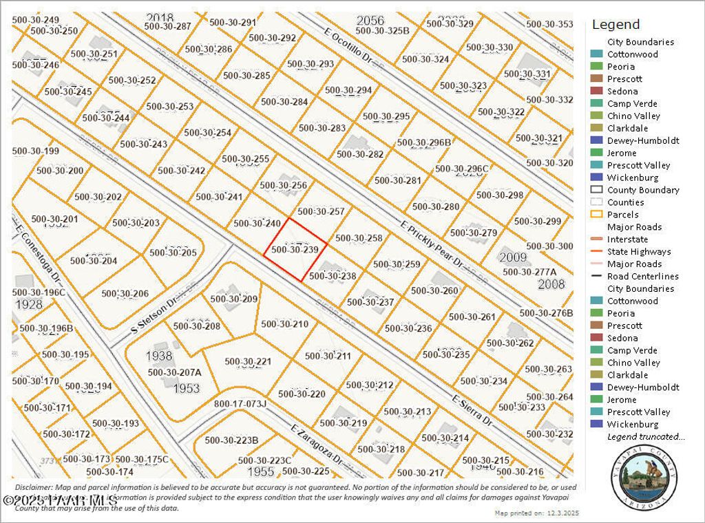 Photo of 19926 E Sierra Drive, Mayer, AZ 86333 (MLS # 1078101)