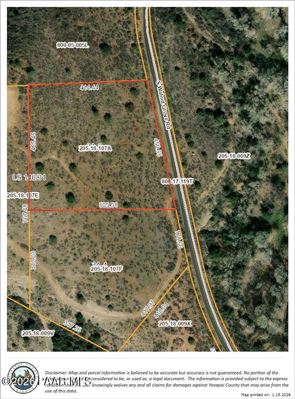 Photo of 33 S Walnut Grove Rd, Kirkland Junction, AZ 86332 (MLS # 1080972)