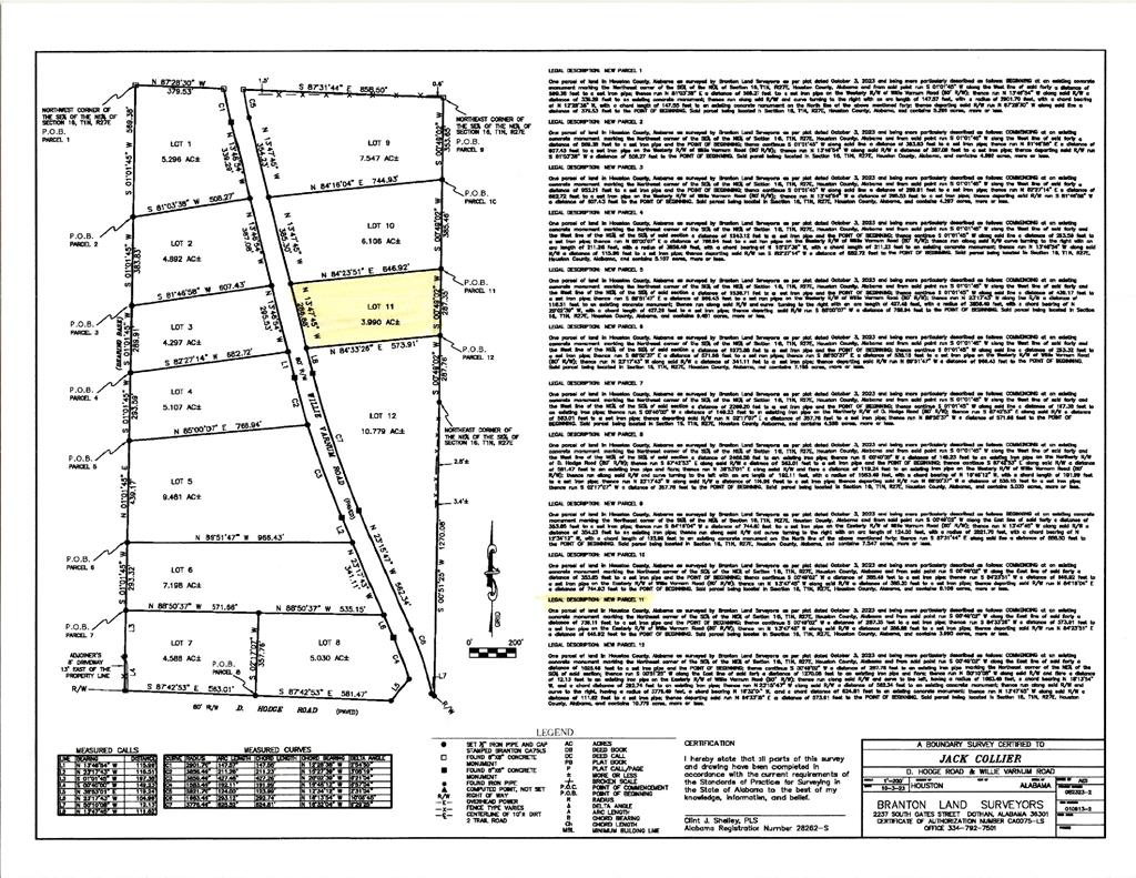 4 +-ac Lot 11, Willie Varnum Rd, Cottonwood, Alabama image 4