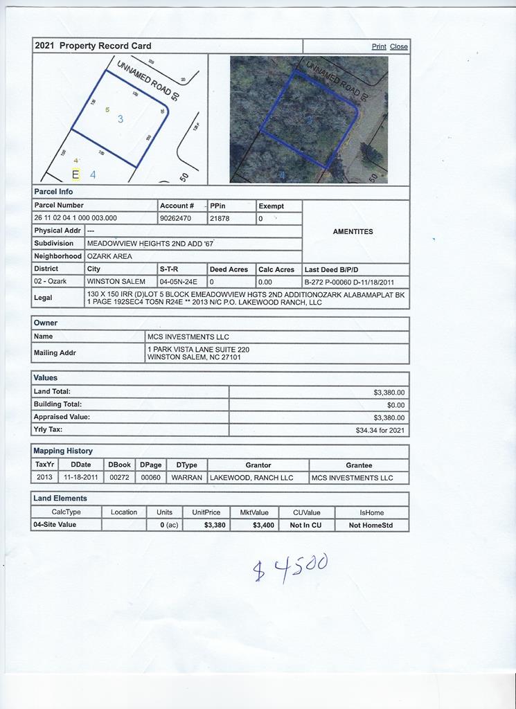 Briar Cliff Rd Lot 5 Bk E, Ozark, Alabama image 3