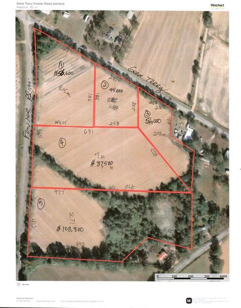 Vacant Land For Sale - LOT 4 Fowler Rd<br/> Houston County, Cottonwood, AL 36301