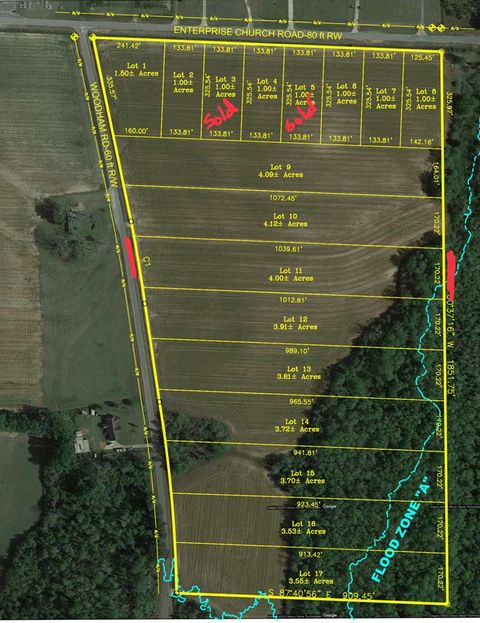 Vacant Land For Sale - LOT 11 Woodham Rd<br/> Ashford, AL 36312