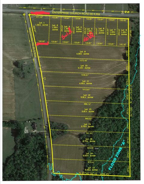 Vacant Land For Sale - LOT 1 Enterprise Church Rd<br/> Ashford, AL 36312