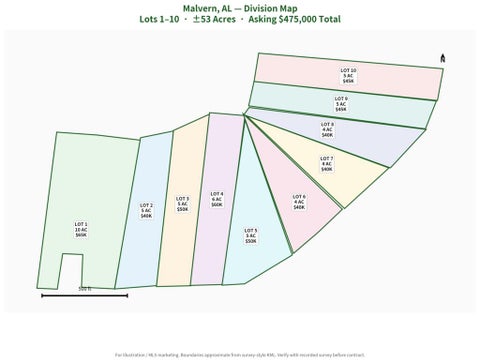 Vacant Land For Sale - LOT 7 W Reeves Street<br/> Malvern, AL 36375