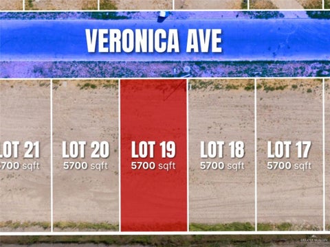 Vacant Land For Sale - LOT 19 Veronica Avenue<br/> Roma, TX 78584
