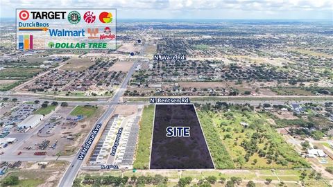 Vacant Land For Sale - 3806 N Bentsen Road<br/> Hidalgo County, McAllen, TX 78501
