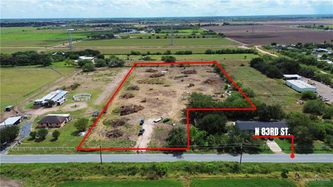 Vacant Land For Sale - 000 N 83rd Street<br/> Hidalgo County, Edinburg, TX 78542