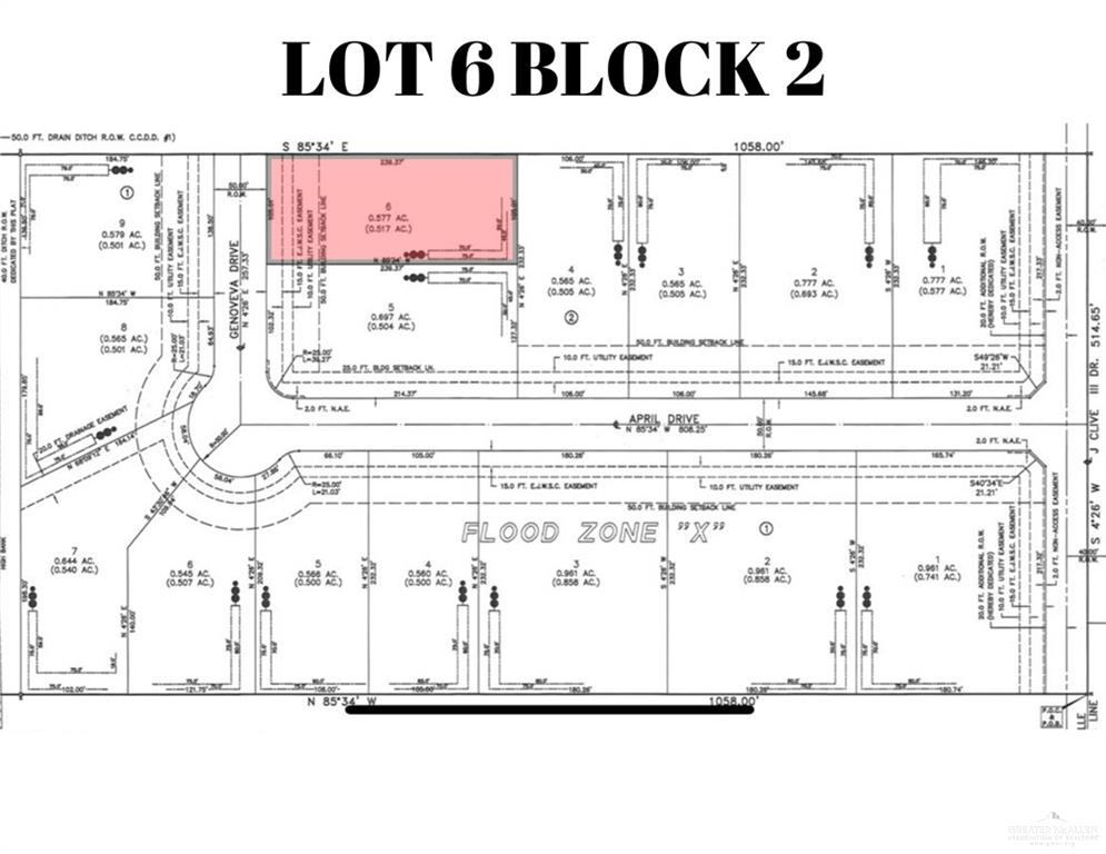 Lot 6 Block 2 Genoveva Drive, Brownsville, Texas image 8