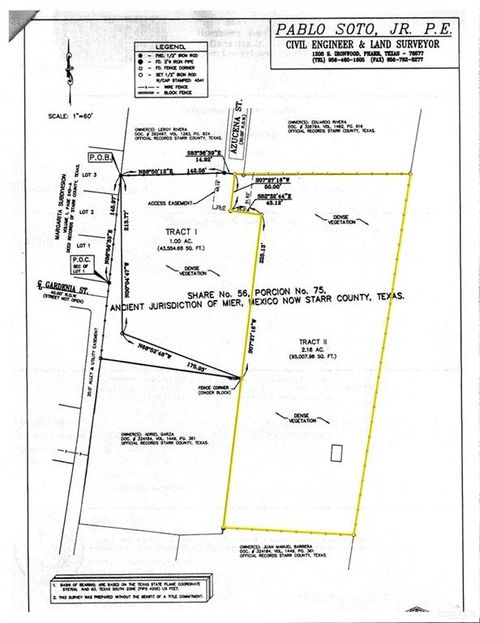 Vacant Land For Sale - 00 Azucena Street<br/> Roma, TX 78584