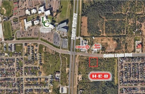 Vacant Land For Sale - 105 Cielito Lindo Boulevard<br/> Laredo, TX 78041