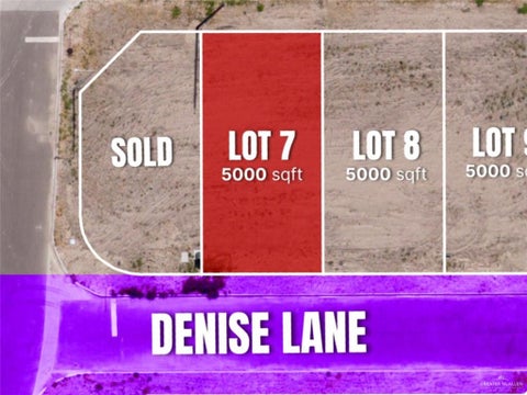 Vacant Land For Sale - LOT 7 Denise Lane<br/> Roma, TX 78584