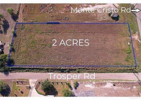 Vacant Land For Sale - 10811 Monte Cristo Road<br/> McAllen, TX 78504