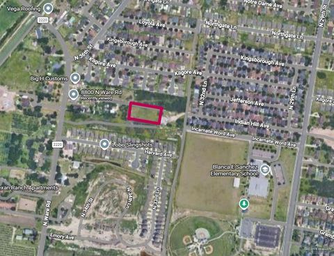Vacant Land For Sale - 0000 Ware Road<br/> Hidalgo County, McAllen, TX 78504