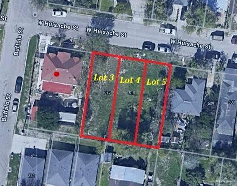 Vacant Land For Sale - 521 Huisache Street<br/> San Juan, TX 78589