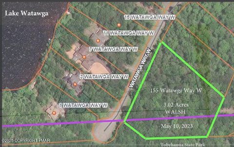 Vacant Land For Sale - 155 Watawga Way West<br/> Wayne County, Gouldsboro, PA 18424