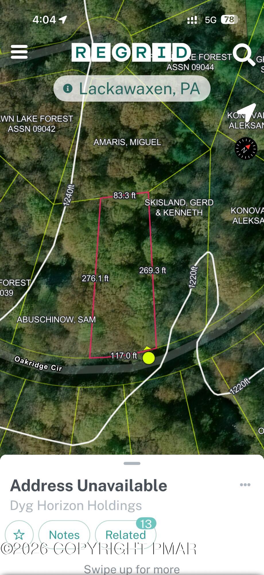 Oakridge Circle lot 37 sec 9