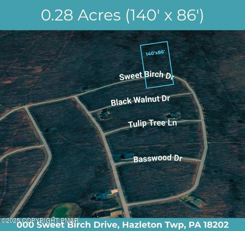 Vacant Land For Sale - 000 Sweet Birch Drive<br/> Hazleton, PA 18202