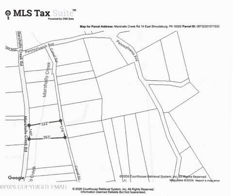 Vacant Land For Sale - 14 Marshalls Creek Rd 14 Road<br/> East Stroudsburg, PA 18302