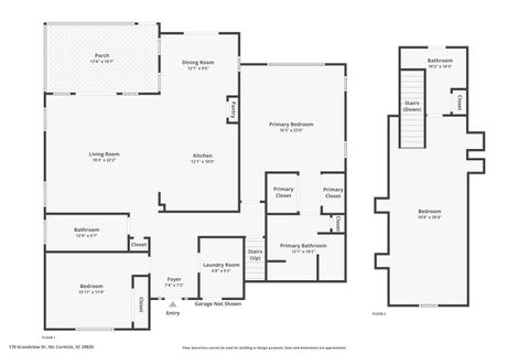 Tiny photo for 170 Grandview Dr Drive, McCormick, SC 29835 (MLS # 549060)
