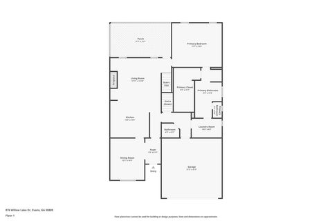 Tiny photo for 876 Willow Lake, Evans, GA 30809 (MLS # 548478)