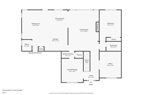 Tiny photo for 325 Bella Rose Drive, Evans, GA 30809 (MLS # 552573)