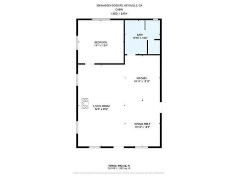 Tiny photo for 356 Massey-Doss Road, Keysville, GA 30816 (MLS # 547016)
