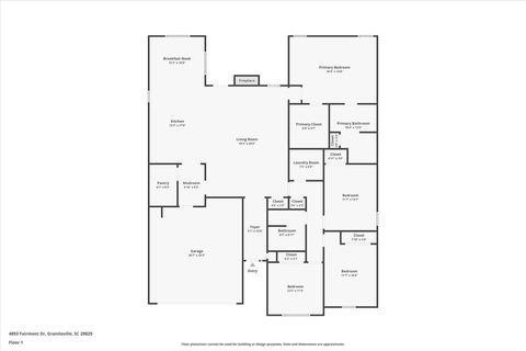 Tiny photo for 4893 Fairmont Drive, Graniteville, SC 29829 (MLS # 544923)