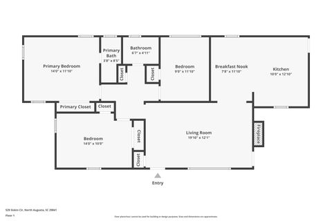 Tiny photo for 529 Siskin Circle, North Augusta, SC 29841 (MLS # 548484)