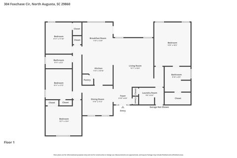 Tiny photo for 304 Foxchase Circle, North Augusta, SC 29860 (MLS # 552600)