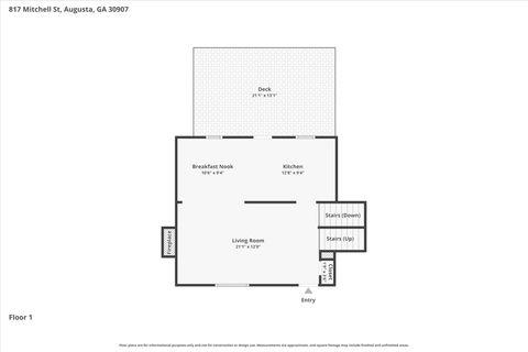 Tiny photo for 817 Mitchell Street, Augusta, GA 30907 (MLS # 553057)