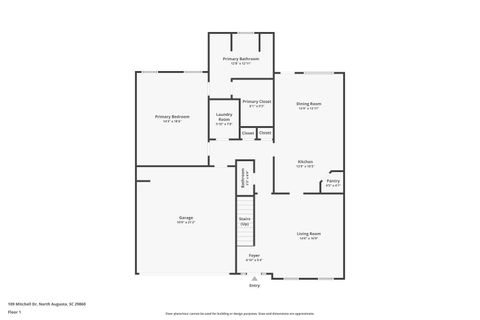 Tiny photo for 109 Mitchell Drive, North Augusta, SC 29860 (MLS # 543430)