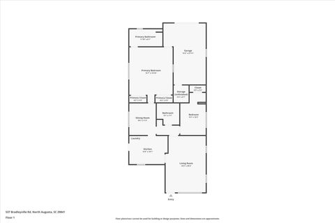 Tiny photo for 537 Bradleyville Road, North Augusta, SC 29841 (MLS # 548622)