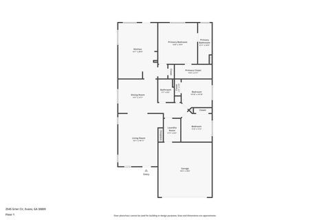 Tiny photo for 2545 Grier Circle, Evans, GA 30809 (MLS # 546727)