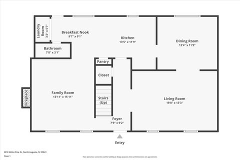 Tiny photo for 2018 White Pine Drive, North Augusta, SC 29841 (MLS # 545710)
