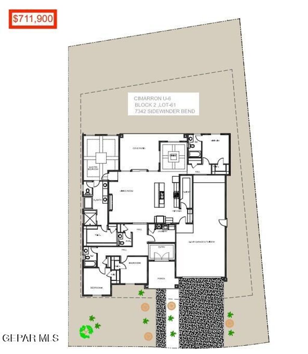 Photo of 7342 SIDEWINDER BEND Drive, El Paso, TX 79911 (MLS # 934967)