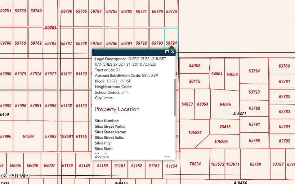 PN-59794 Sunset Ranches #39 Lot 31