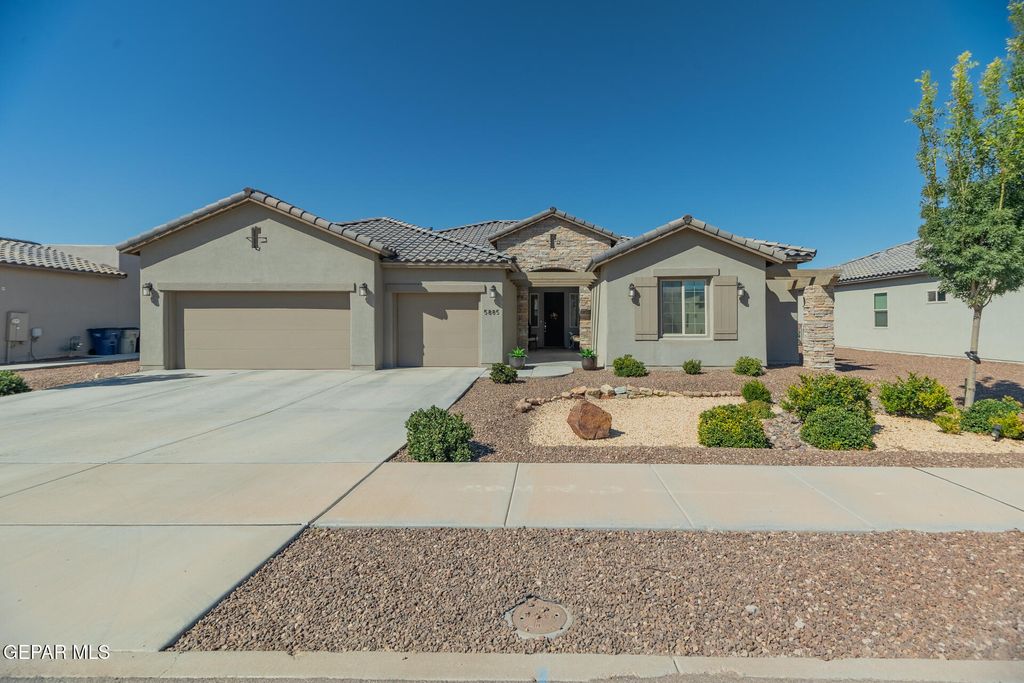 Photo of 5885 Valle De Paz Avenue, El Paso, TX 79932 (MLS # 931666)