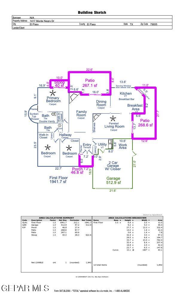 1417 MONTE NEGRO Drive