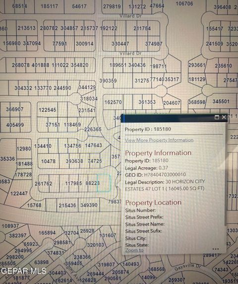 PN-185180 Husum Drive El Paso TX 79938