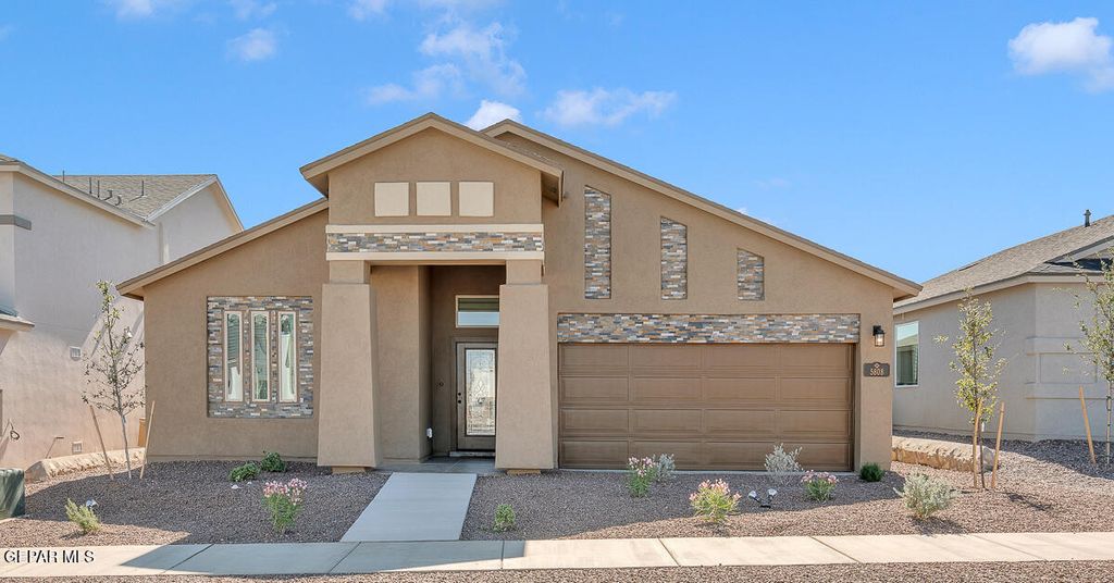 Photo of 3853 Belief Lane, El Paso, TX 79928 (MLS # 939080)
