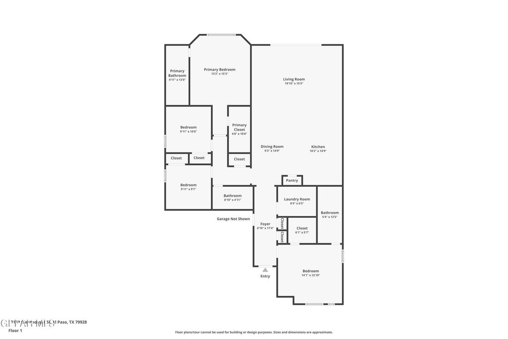 Photo of 13131 CLEETHORPES Street, El Paso, TX 79928 (MLS # 930685)