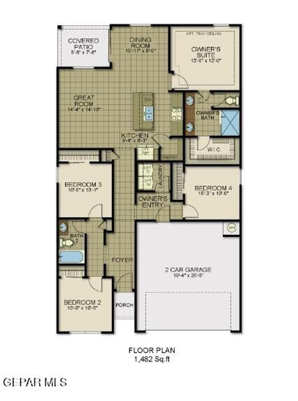 Photo of 632 PASEO DE LA REINA Street, Horizon City, TX 79928 (MLS # 942231)