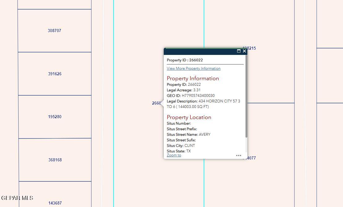 PN-266022 434 Horizon City #57 3-6
