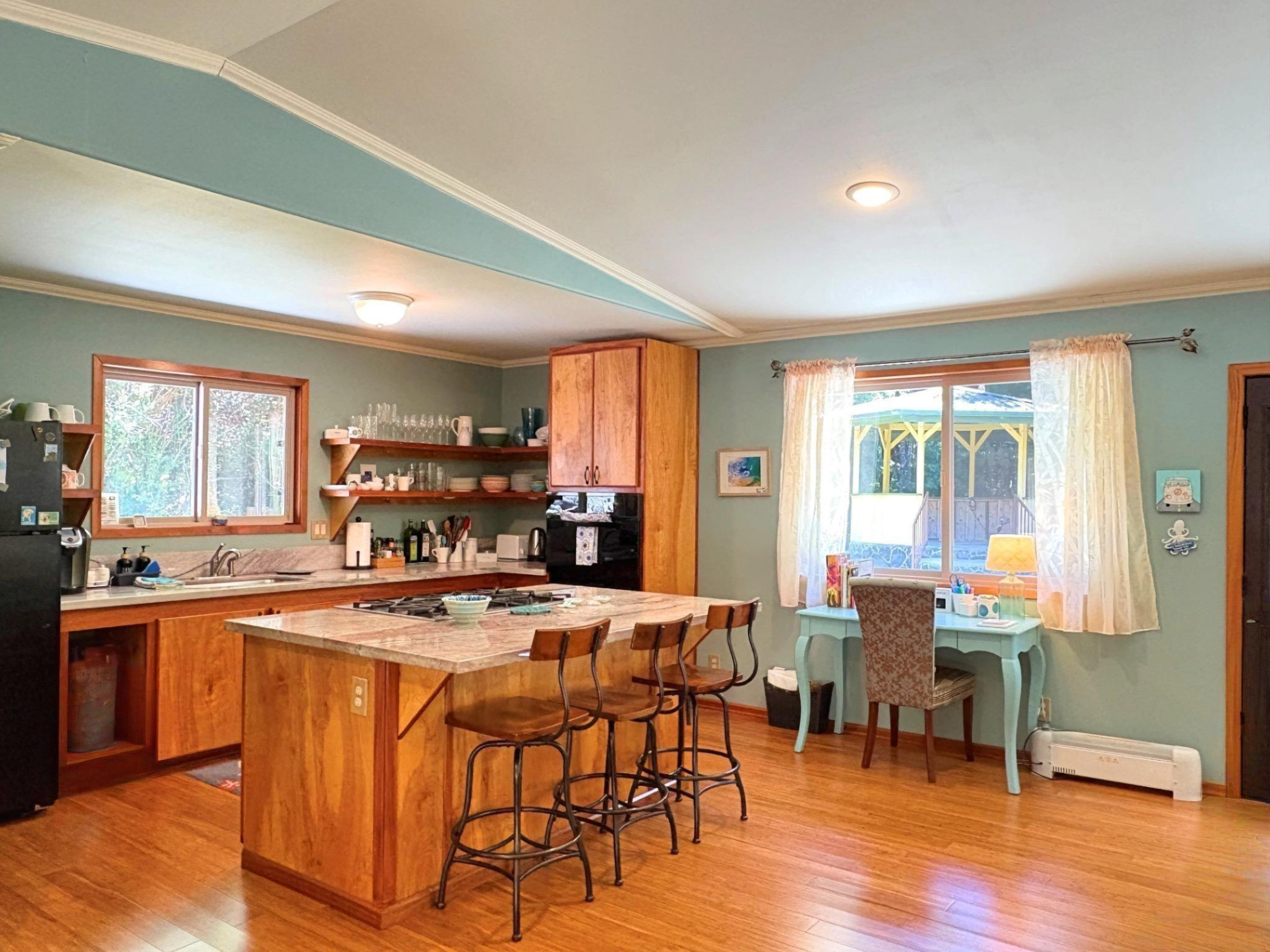 Well appointed kitchen.